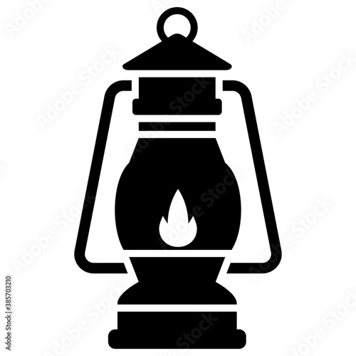 
A vintage lantern for light 

