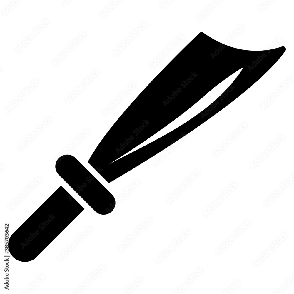 
An arabic knife called jambiya 
