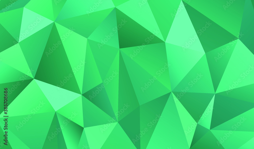 Green polygonal background. Vector illustration. Green polygonal background. Vector illustration.