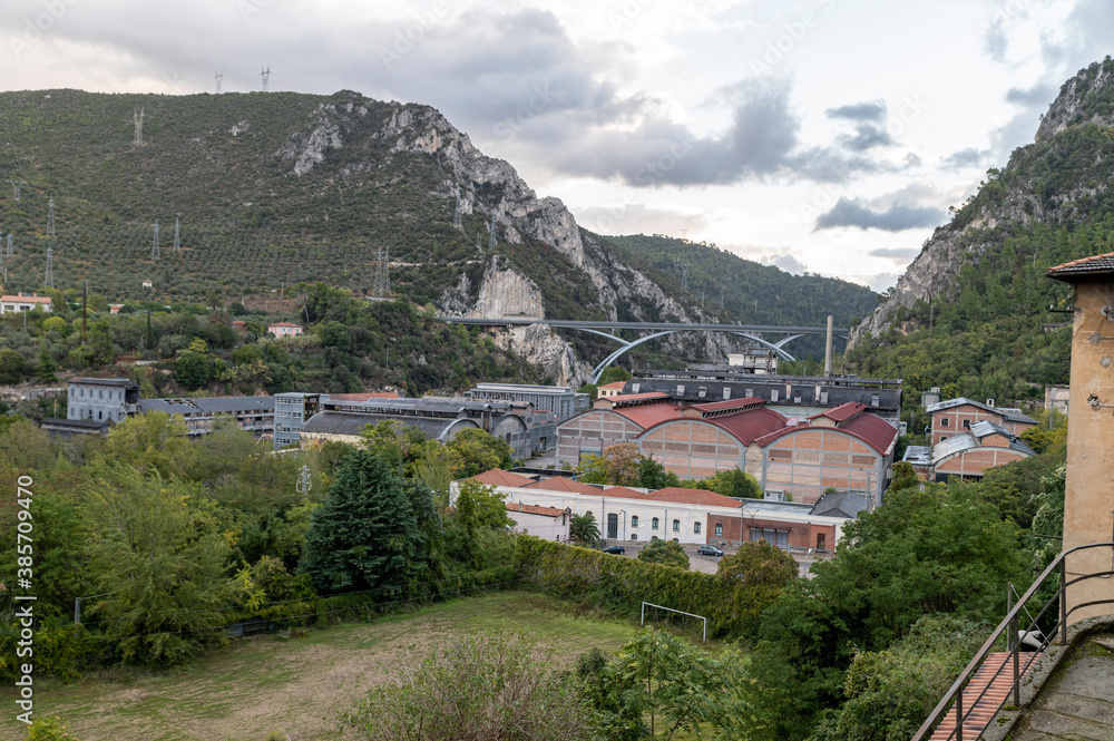 warehouses of the Valnerina film set in Papigno