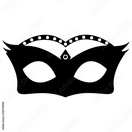 
Feather decorated eye mask 
