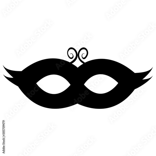 
Feather decorated eye mask 
