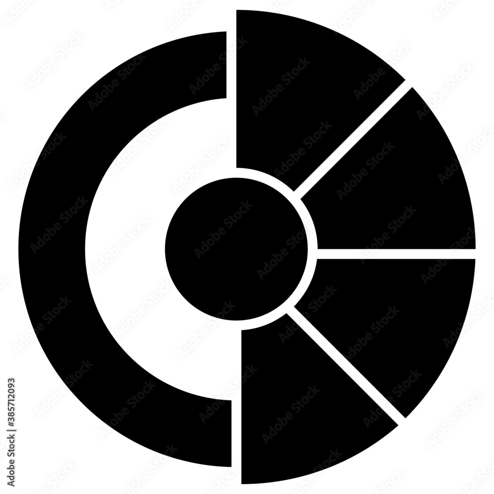 A round pie chart with infographic known as abstract pie
A round pie chart with infographic known as abstract pie