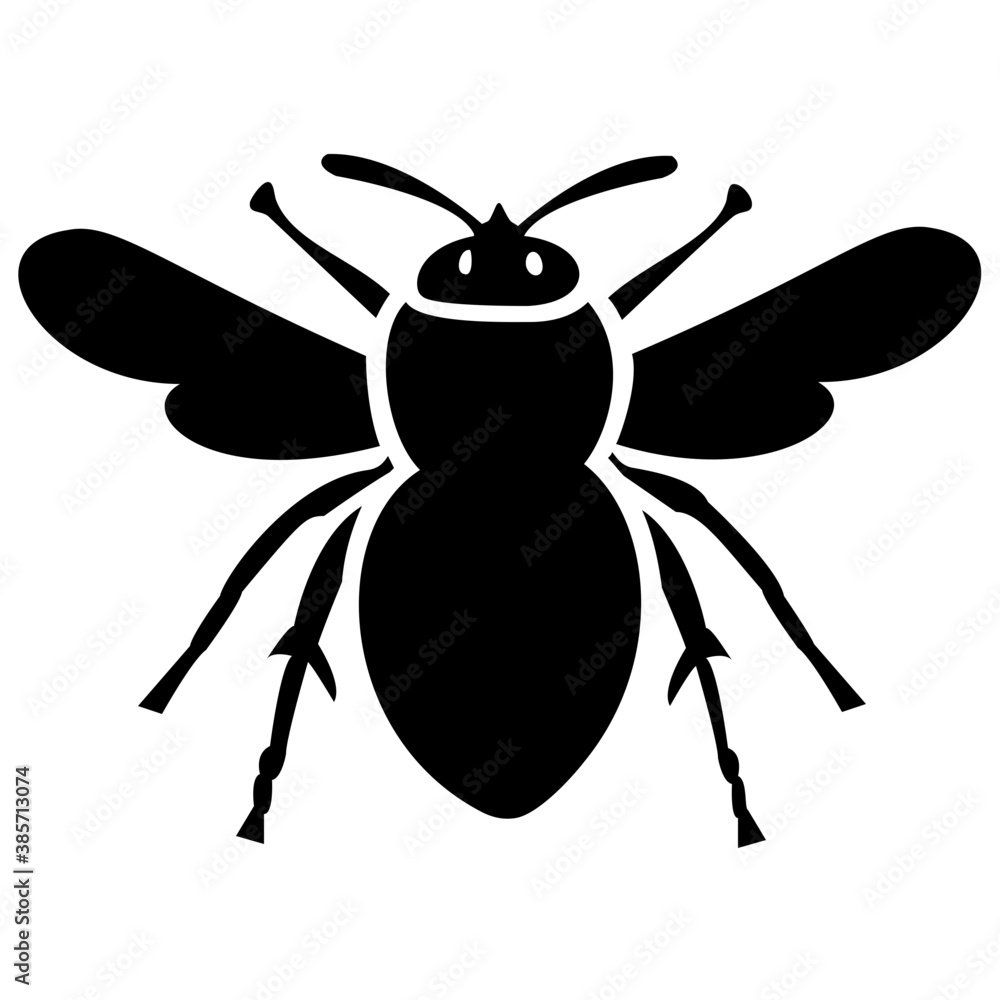 
An insect having legs and little wings  bee 
