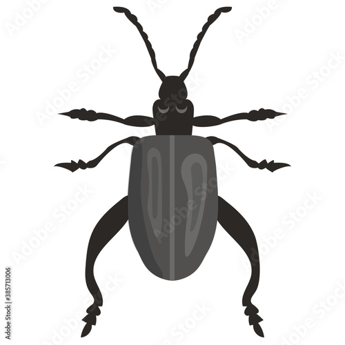 
A insect having legs with depicting beetle 
