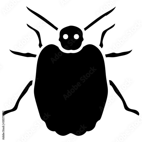
A insect having legs with depicting  beetle 
