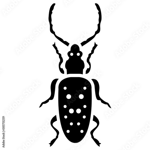 
A insect having legs with depicting  beetle 
