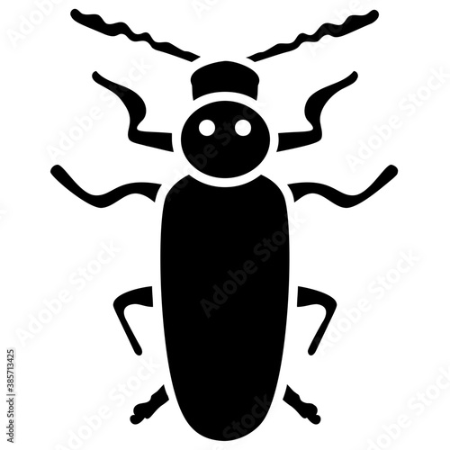 
A insect having legs with depicting  beetle 
