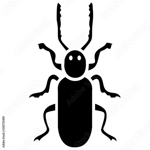 
A insect having legs with depicting  beetle 
