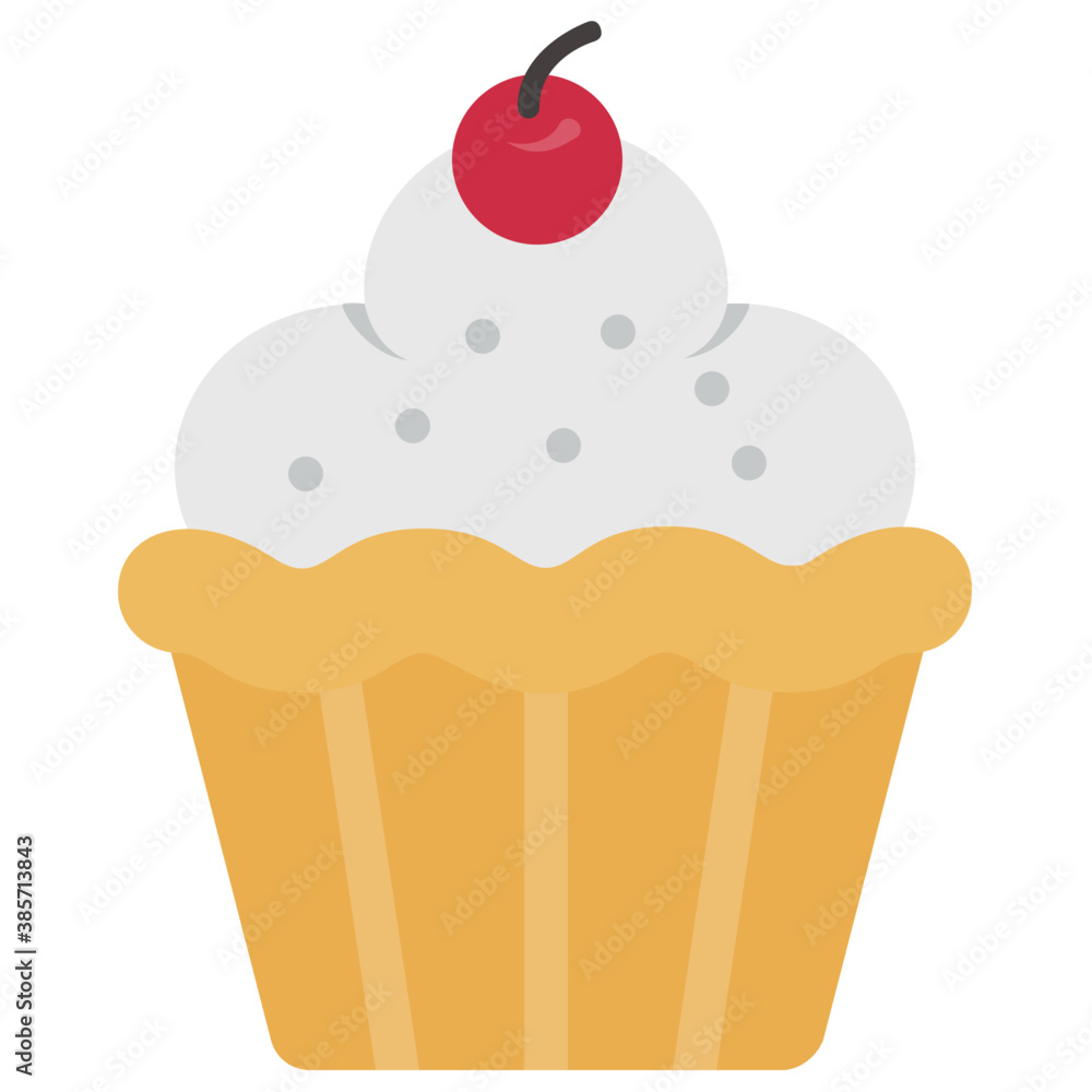 Bakery item cupcake topped with chocolate
Bakery item cupcake topped with chocolate