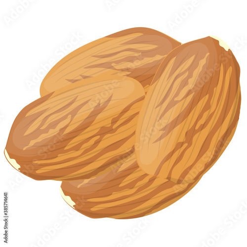 
Drupe of an almond commonly found in asian countries 
