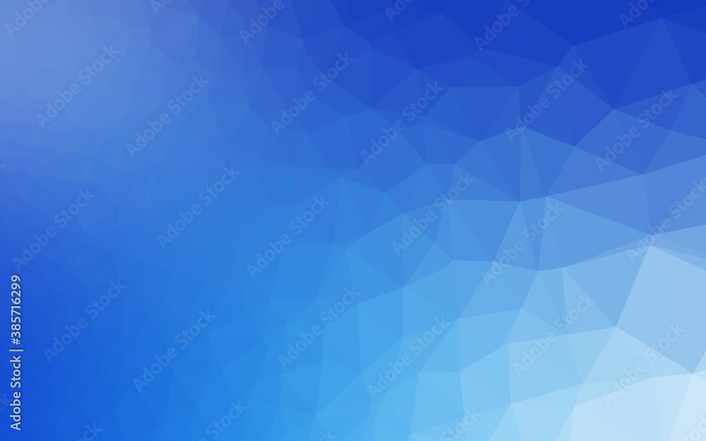 Light BLUE vector polygon abstract layout. Light BLUE vector polygon abstract layout.