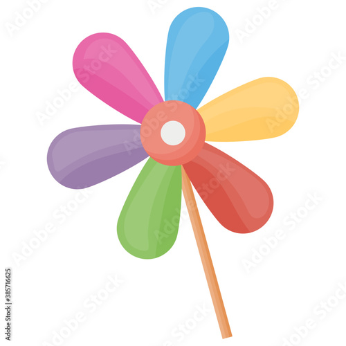 
A win toy depicting pinwheel
