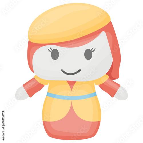 
Icon of a girl toy depicting doll

