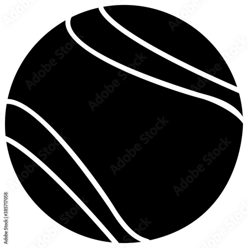
Icon of a playing equipment depicting rubber ball
