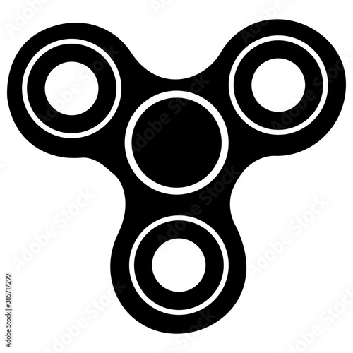 
Icon of a playing equipment depicting fidget spinner
