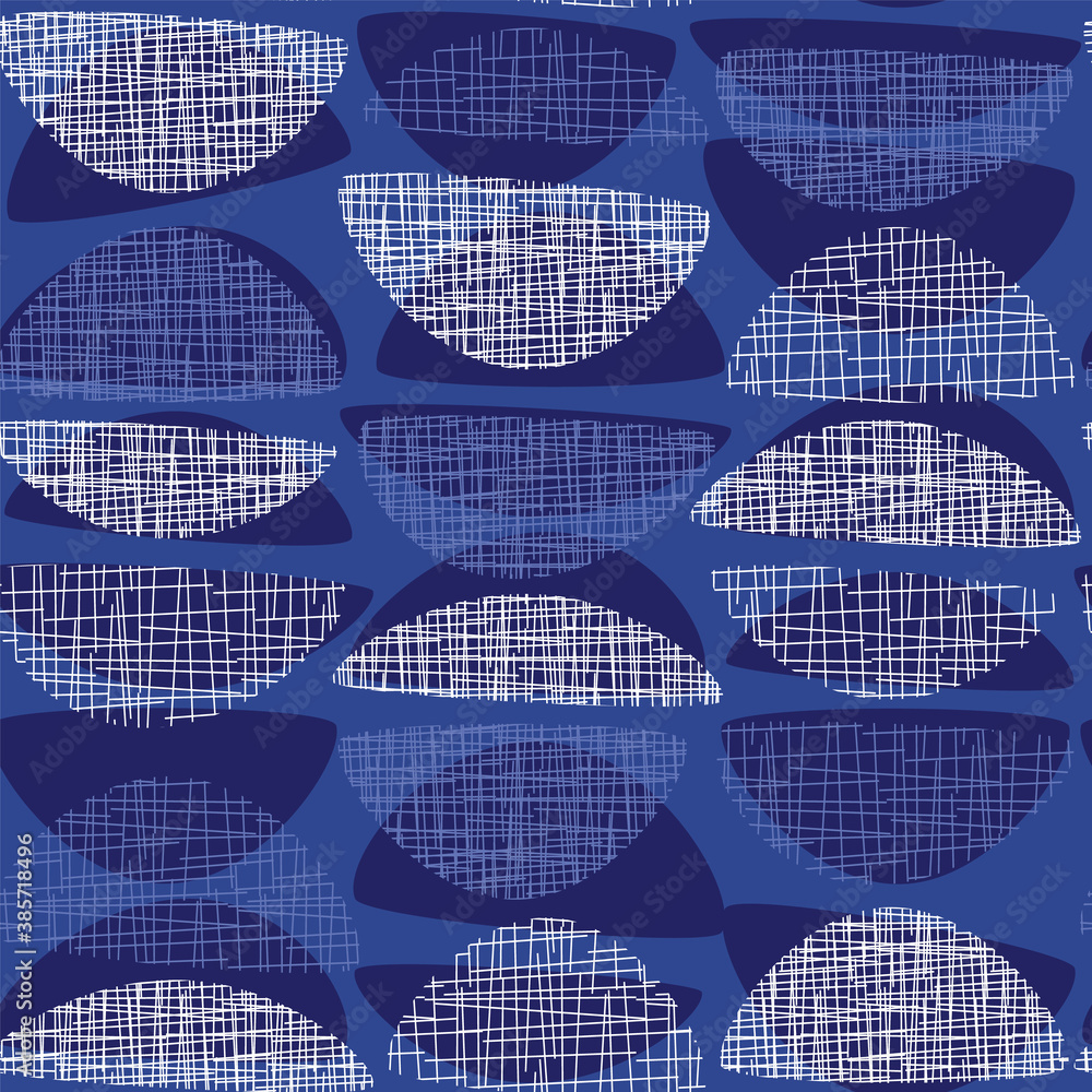 Abstract geometric pattern in vintage style