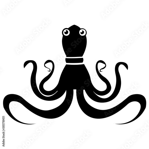 
Octopus, a cephalopod mollusc with eight sucker-bearing arms, a soft sack-like body 

