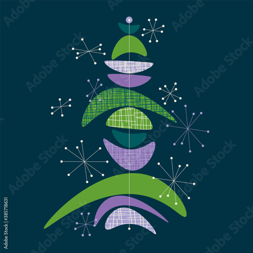 Christmas tree concept in m...