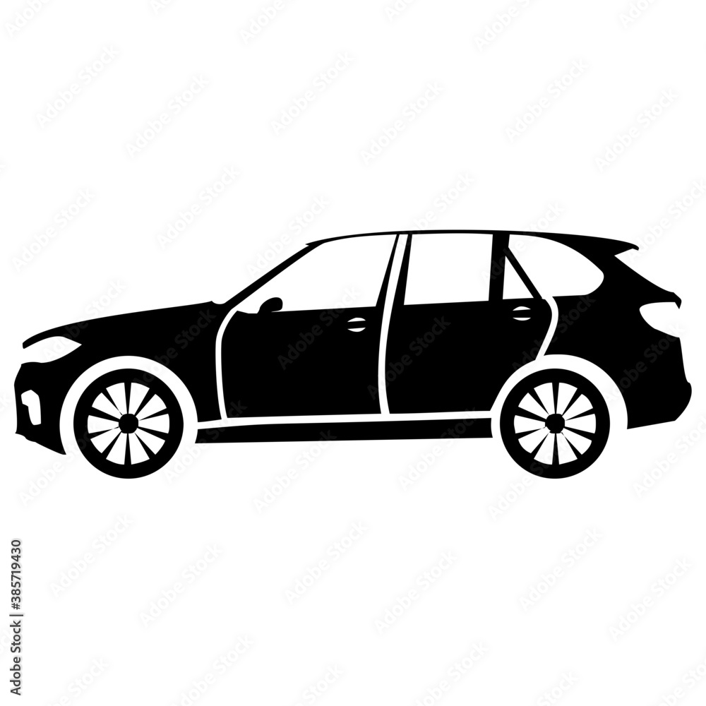 Luxury sedan having four wheels, a family car
Luxury sedan having four wheels, a family car