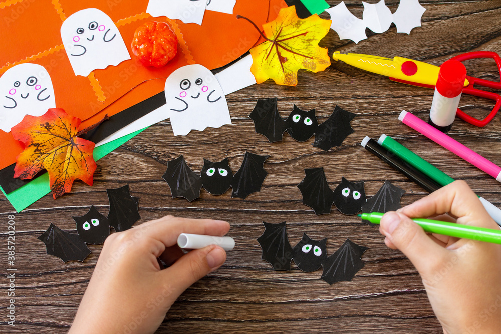 Instruction Step 7 Funny Paper Toy In The Shape Of A Pumpkin For