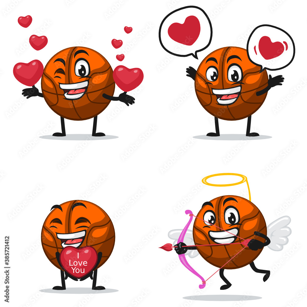 vector illustration of basket ball mascot or character vector illustration of basket ball mascot or character