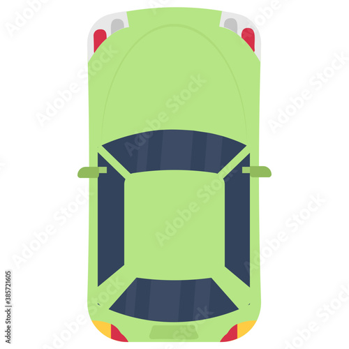 
Luxury car known as sedan 
