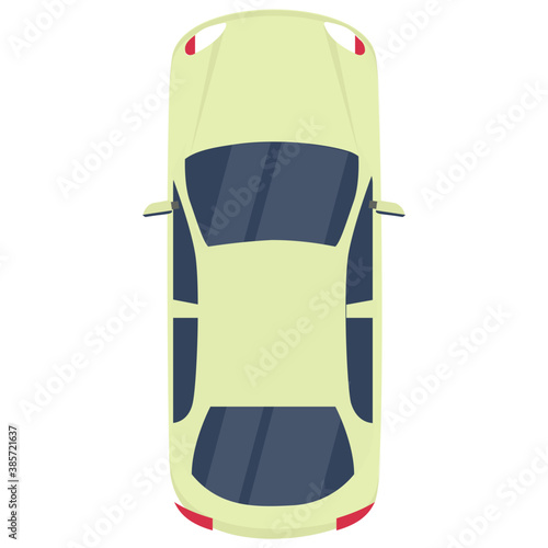 
Luxury car known as sedan 
