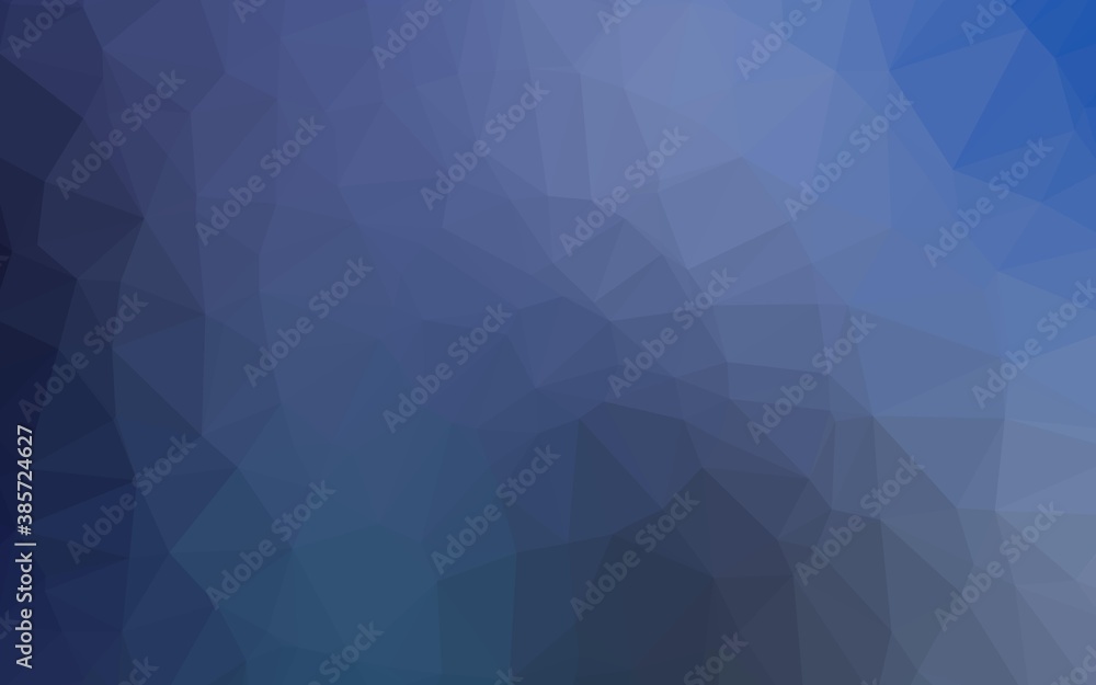 Light BLUE vector polygon abstract layout. Light BLUE vector polygon abstract layout.
