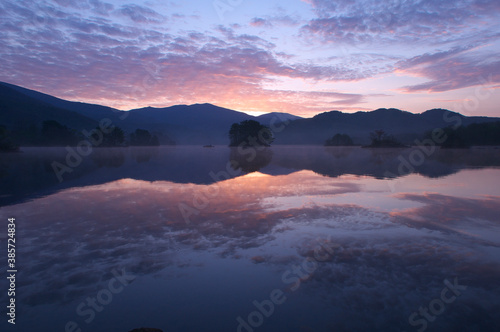 小野川湖の朝