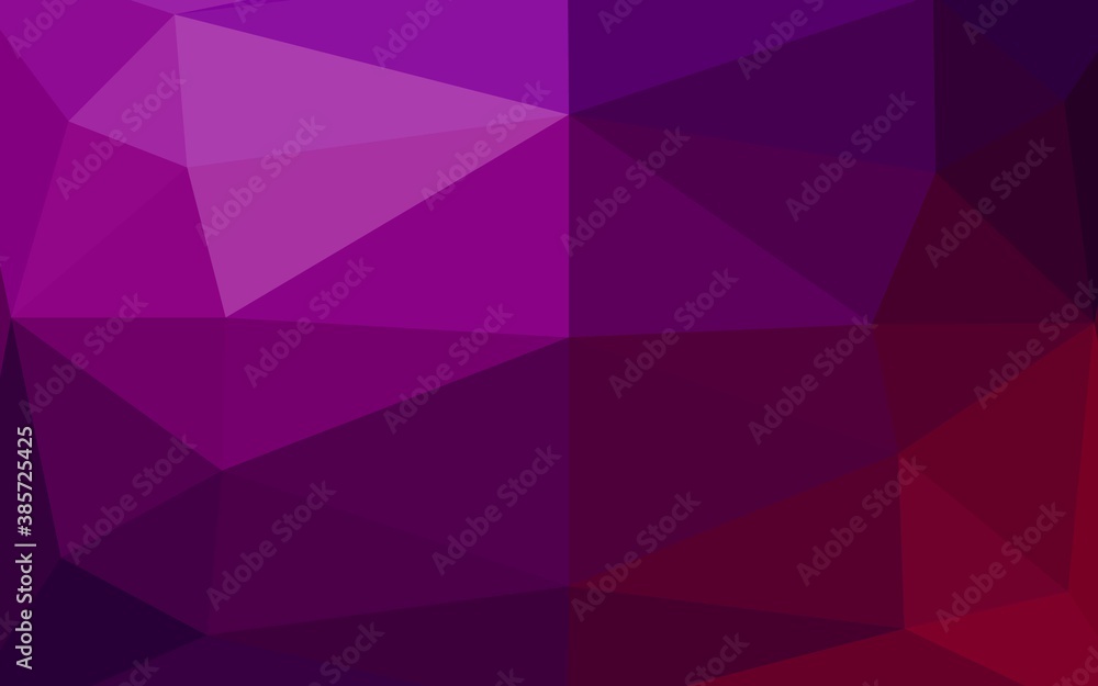Dark Purple vector abstract polygonal cover. Dark Purple vector abstract polygonal cover.