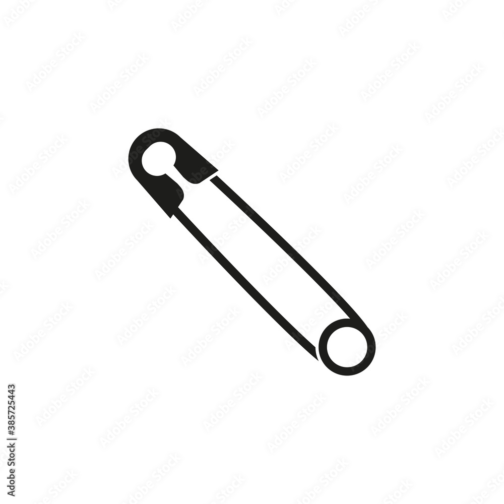 The pin icon. Security icon. Simple vector illustration on a white background