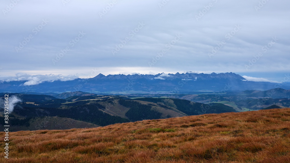 Afternoon view of High Tatras - Slovakia. Afternoon view of High Tatras - Slovakia.
