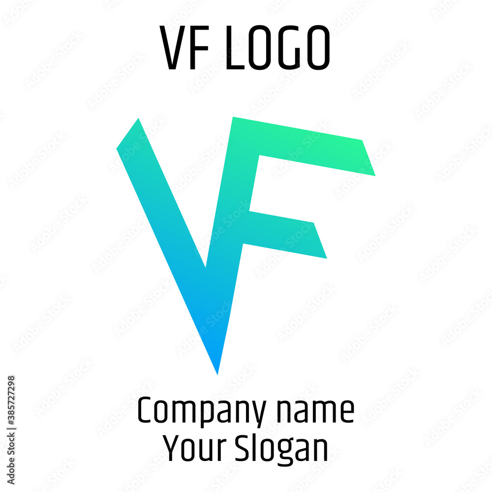 VF initials logo, name initials logo, company initials logo, person initials logo. VF initials logo, name initials logo, company initials logo, person initials logo.