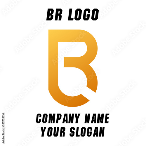 BR initials logo, name initials logo, company initials logo, person initials logo.