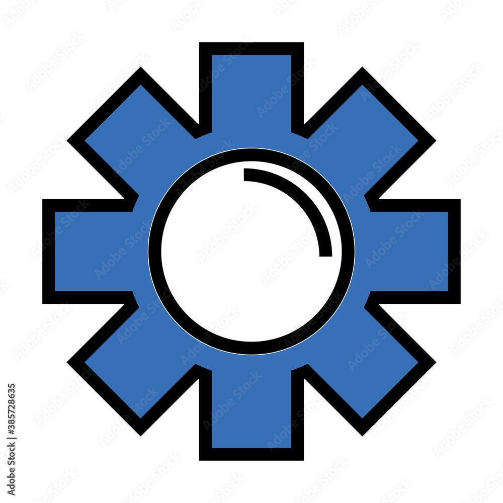 Gear design, construction work repair machine part technology industry and technical theme Vector illustration Gear design, construction work repair machine part technology industry and technical theme Vector illustration
