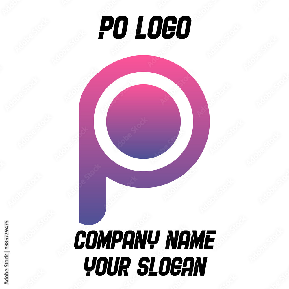 PO initials logo, name initials logo, company initials logo, person initials logo. PO initials logo, name initials logo, company initials logo, person initials logo.