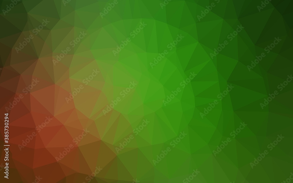 Light Green, Red vector blurry triangle template. Light Green, Red vector blurry triangle template.