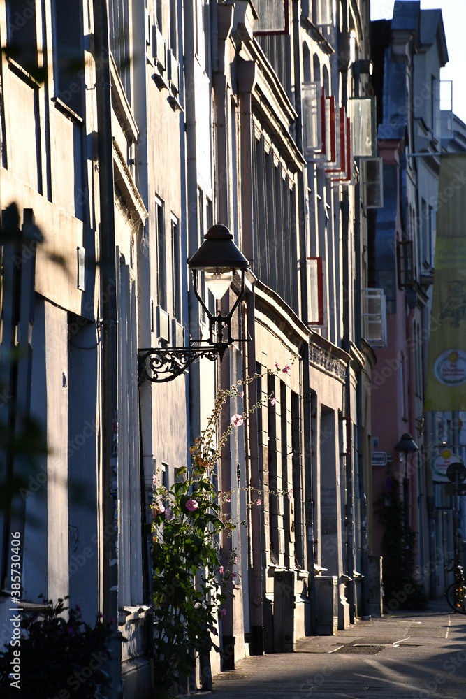 Obraz premium Stadt am Abend