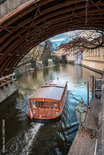 Canal tour in Prague