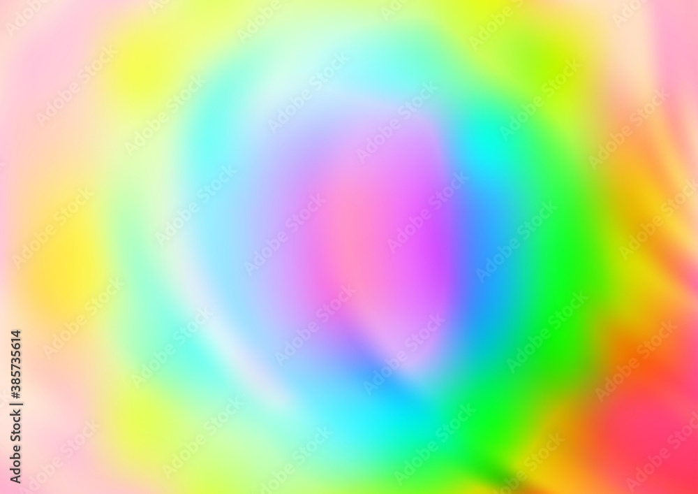 Obraz premium Light Multicolor, Rainbow vector abstract blurred pattern.