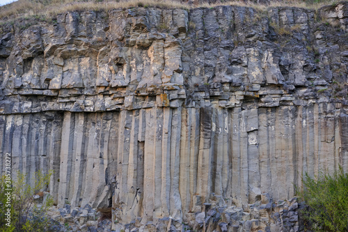Basalt columns, natural formations