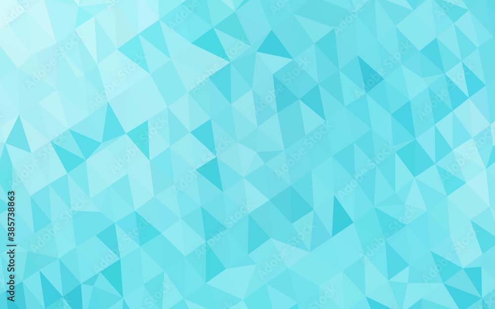 Light BLUE vector abstract polygonal texture.