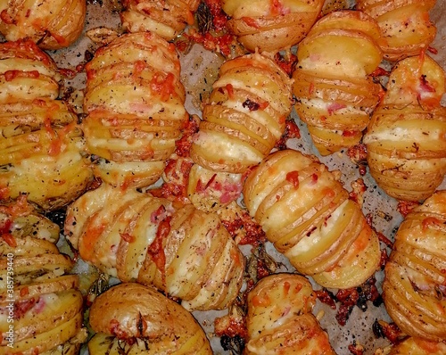 schwedische Fächerkartoffeln