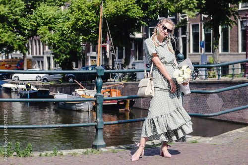 Photography girl, amsterdam, shoe, style, flower, fashion, hair, accessories, attractive, bi
