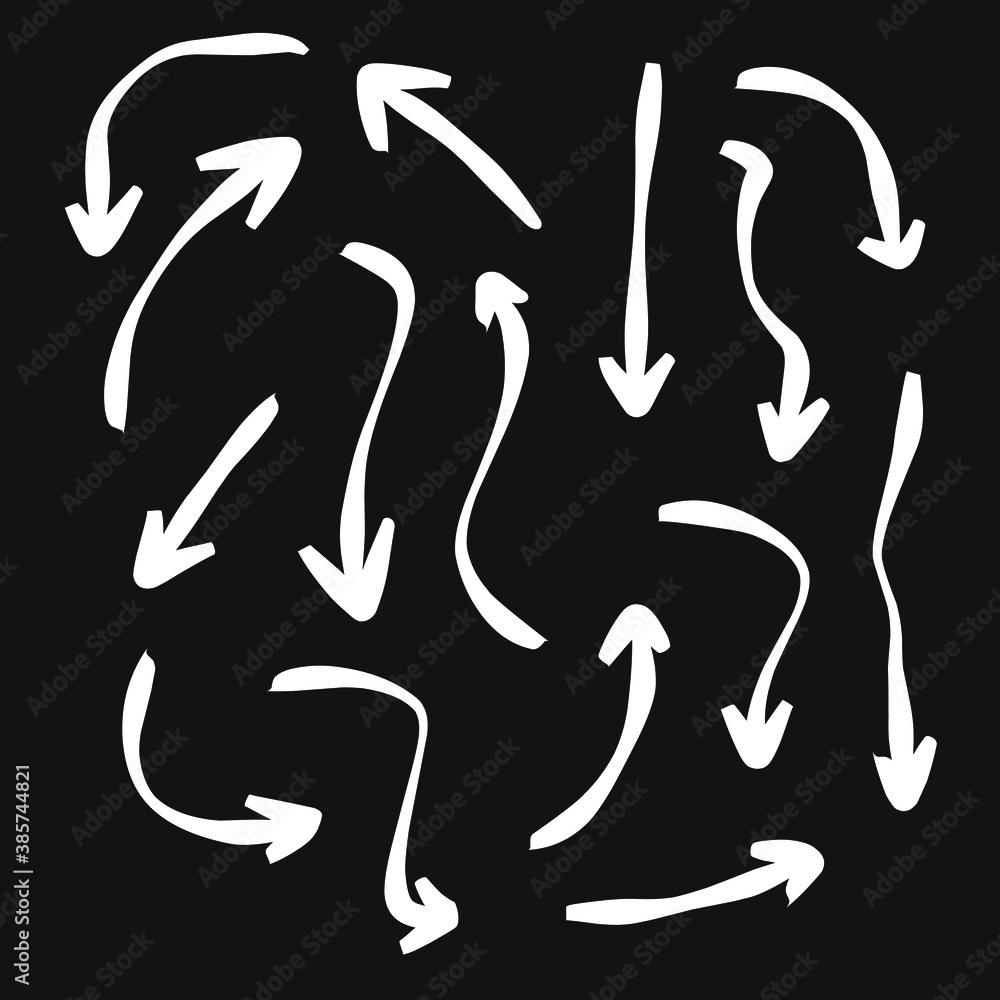 Set of rough hand drawn, grunge, handmade elements arrows, waypoints EPS Vector Set of rough hand drawn, grunge, handmade elements arrows, waypoints EPS Vector