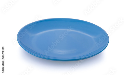 white plate on white background