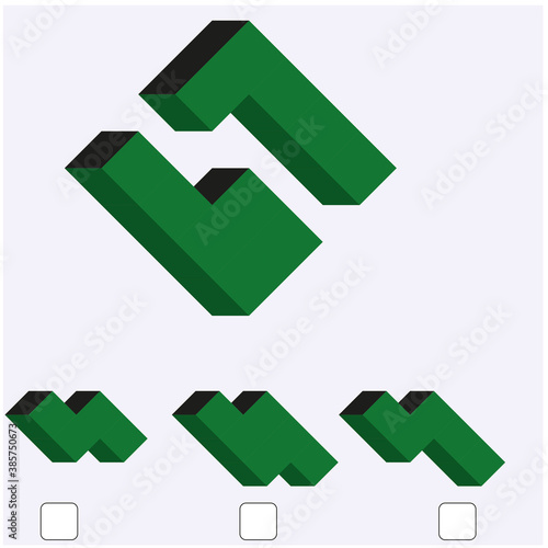 Free Download Intelligence question - cube completion test iq test - Vector - GFXLoad