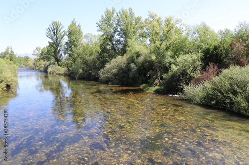 Castilla y León. León. Modino. Río Esla photo