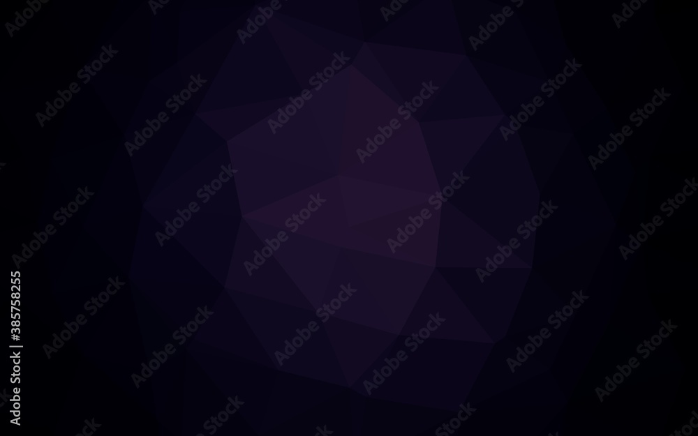 Dark Black vector polygon abstract backdrop. Dark Black vector polygon abstract backdrop.